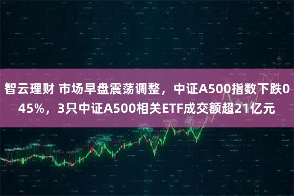 智云理财 市场早盘震荡调整，中证A500指数下跌045%，3只中证A500相关ETF成交额超21亿元